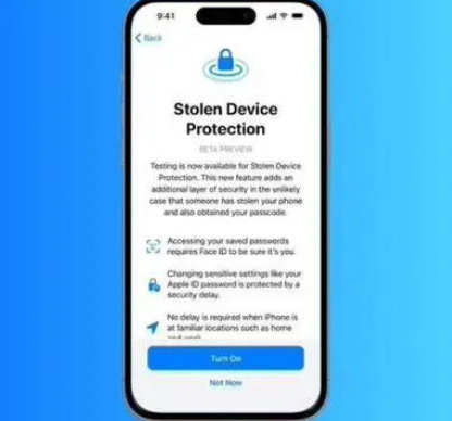土默特右苹果授权维修店分享被盗设备保护功能开启方法 