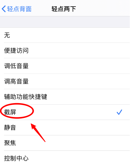 土默特右苹果手机维修分享iPhone12如何启用双击截屏 